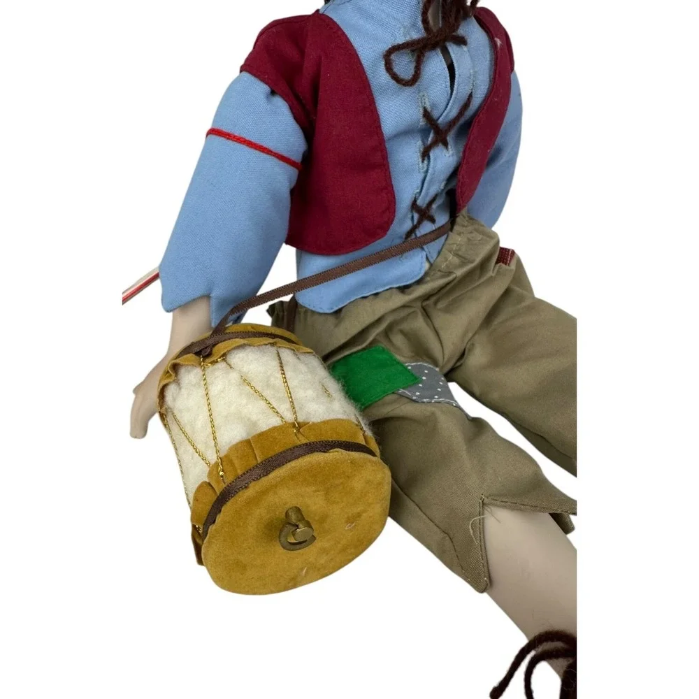 Hallmark Little Drummer Boy Porcelain Musical Doll 16